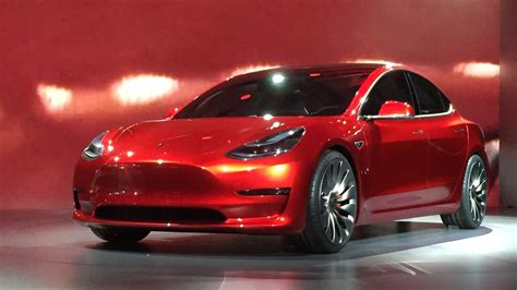 Tesla Model 3: 215-mile, $35,000 electric car revealed