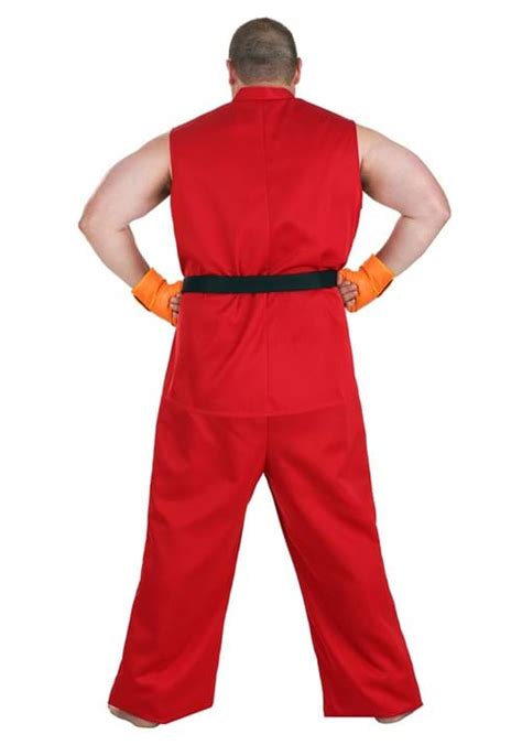 Plus Size Street Fighter Ken Costume for Men