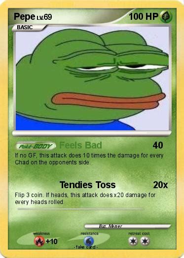 Pokémon Pepe 177 177 - Feels Bad - My Pokemon Card