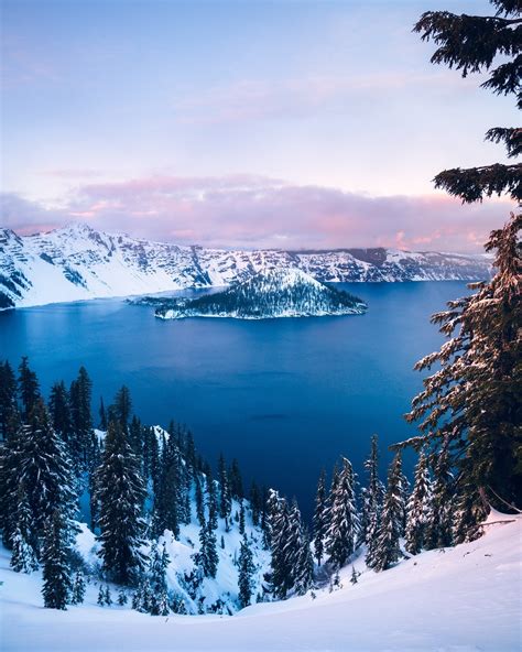 America's Great Outdoors, The peaceful beauty of a winter sunset at ...