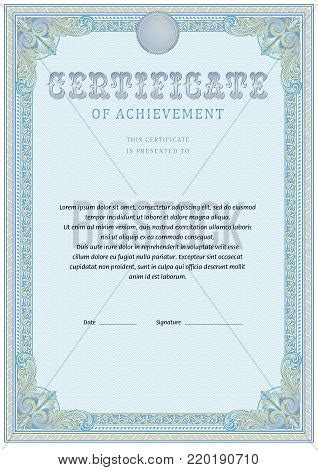 Vintage Certificate Vector & Photo (Free Trial) | Bigstock