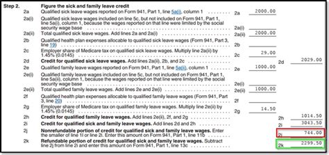 941 Worksheet 1 Credit For Qualified Sick And Family Leave Wages And The Employee Retention ...