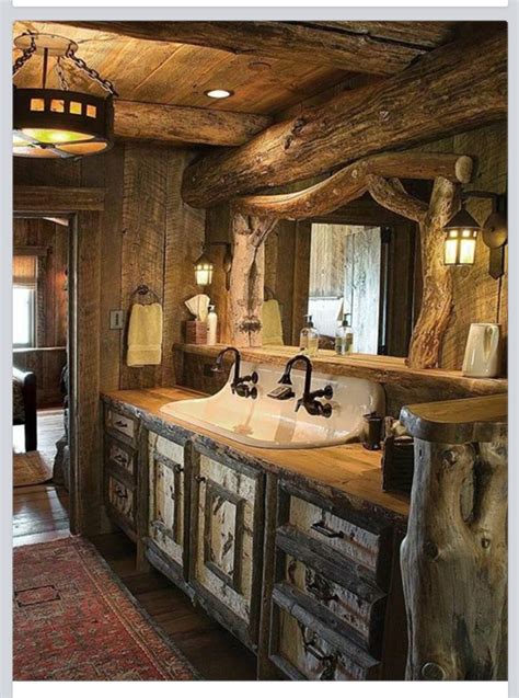 Log Home Bathroom Ideas - Unusual Countertop Materials