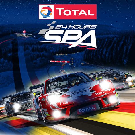 Total 24 Hours of Spa marks 100-day countdown with dazzling night ...