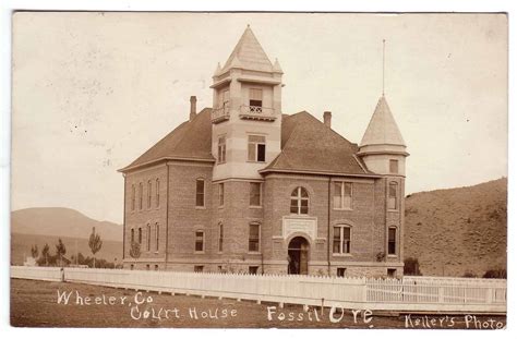 Wheeler County Oregon Courthouse Postcards