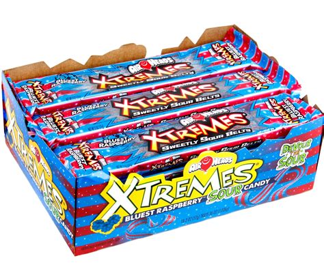 AirHeads Xtremes Bluest Raspberry Sour Belts - 18CT Box • AirHeads • Oh! Nuts®