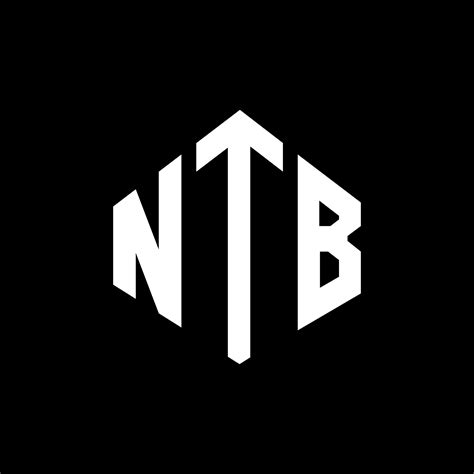 NTB letter logo design with polygon shape. NTB polygon and cube shape logo design. NTB hexagon ...