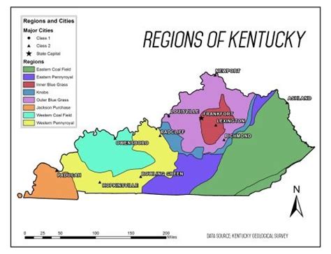 Cultural/Geographic Regions of Kentucky | Culture and Language ...