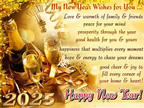 Best Wishes For New Year 2025 Free Happy New Year eCards, Greeting Cards | 123 Greetings