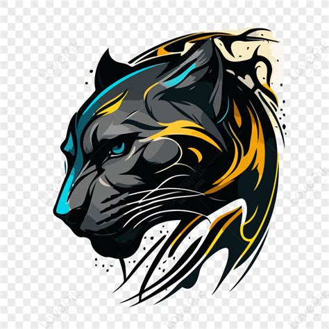 Panther Head Vector,sticker,cartoon PNG Free Download And Clipart Image For Free Download ...