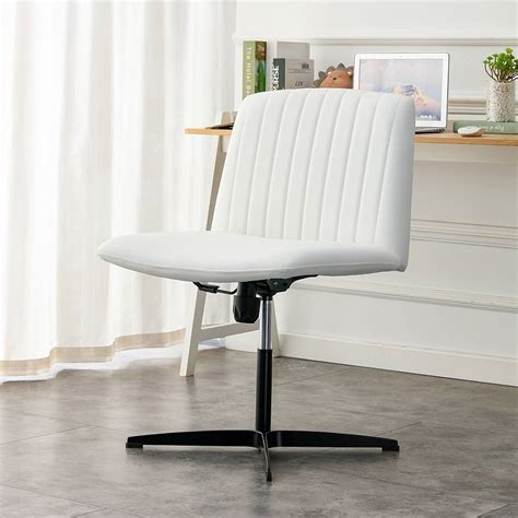 SWEETCRISPY Cross-Legged Chair,No Wheels Armless Swivel, 43% OFF