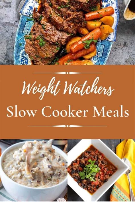 Delicious Weight Watchers Meals for the Crock Pot