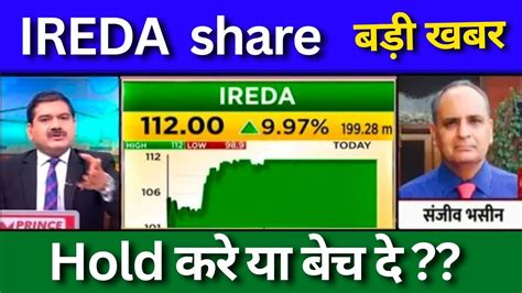 IREDA share latest news today, ireda share target price, ireda share analysis, buy or not? - YouTube