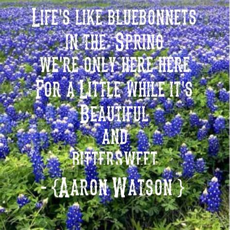 Aaron Watson "bluebonnets" I can't get over this song and it's inspirational message. I love his ...