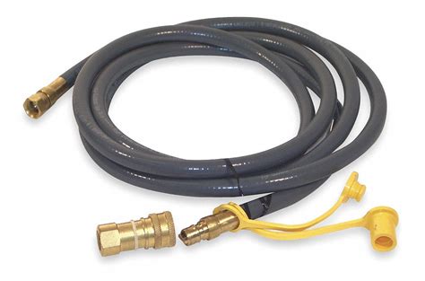 GRAINGER APPROVED Quick-Connect Gas Couplings, 3/8 in (F) NPT Pipe Connection, Brass - 1MMT4 ...