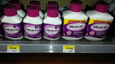 MiraLAX Laxatives Just $8.48 at Walmart!