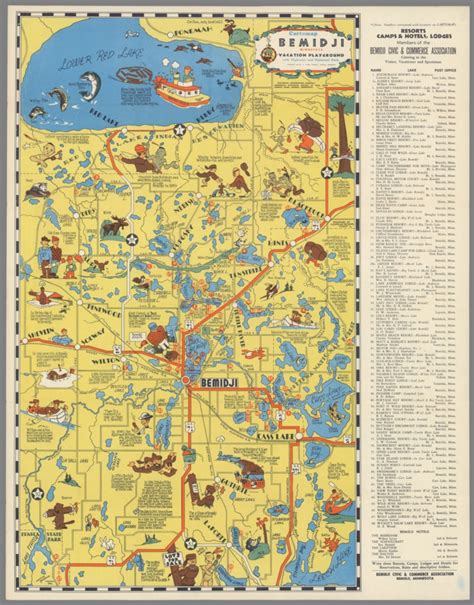 Cartomap Bemidji, Minnesota - David Rumsey Historical Map Collection