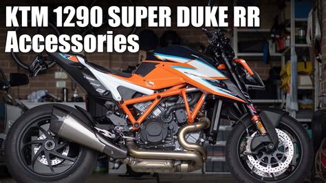 KTM 1290 Super Duke RR and Super Duke R Accessories - YouTube