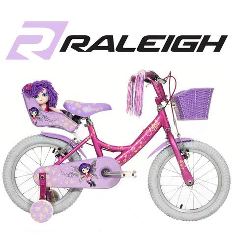 16 inch Girls Bike Pink & Purple with Stabilisers and Dolly Seat ...