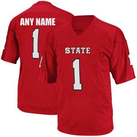 NC State Wolfpack Customizable College Football Jersey – Best Sports ...