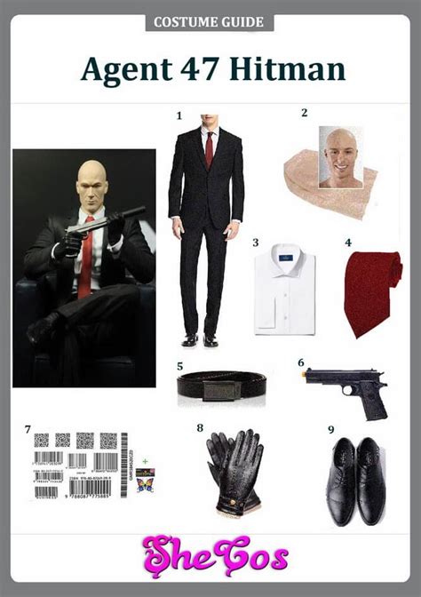 How to DIY Agent 47 Hitman Costume | SheCos Blog