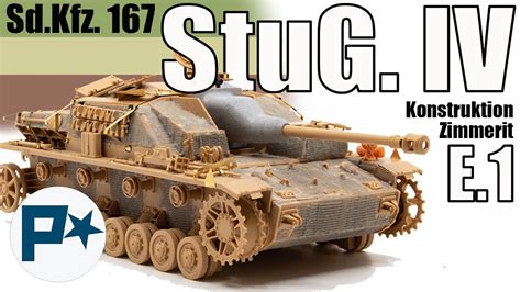 StuG IV, Ep.1. Kit Construction & Zimmerit application highlight the ...