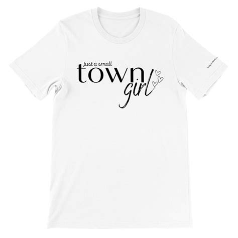 Small Town Girls Song Lyrics Memories Journey Premium Unisex - Etsy