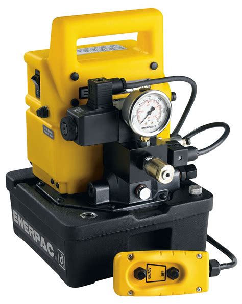 ENERPAC Single Acting Hydraulic Electric Pump with Dump and Hold ...