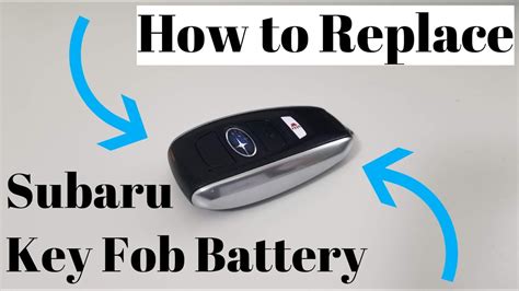 2014 subaru crosstrek key fob battery replacement - josephine-lehmberg