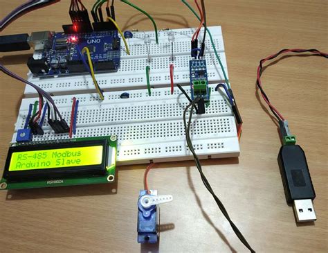 RS485 MODBUS Serial Communication using Arduino UNO as Slave