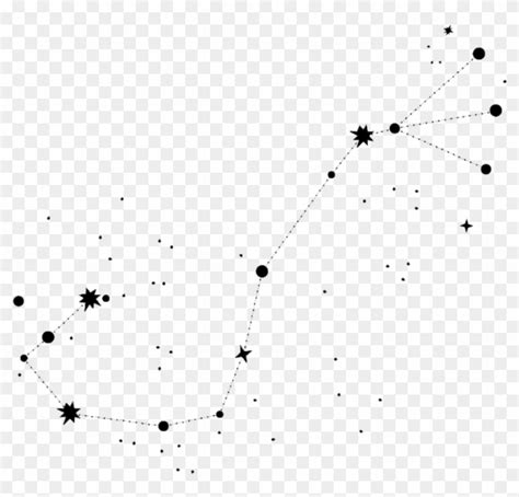 #stars #constellations #art #sticker - Transparent Constellation Png, Png Download - 1024x934 ...