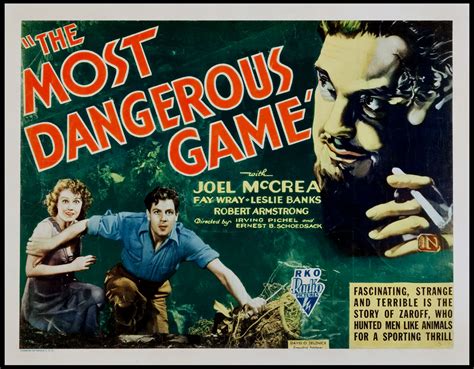 MOST DANGEROUS GAME, THE Movie Poster (1932) - Movie Posters, Lobby Cards, Vintage Movie ...