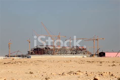 New Stadium Construction In Qatar Stock Photo | Royalty-Free | FreeImages