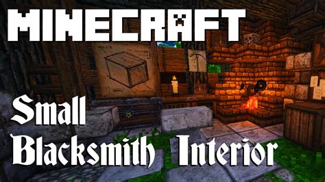 Minecraft Blacksmith House Interior