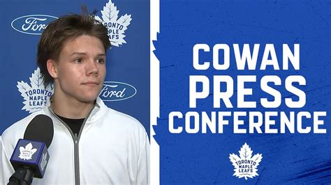 Easton Cowan | Media Availability | Toronto Maple Leafs