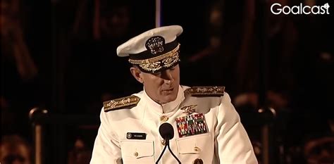 Make Your Bed speech - US Navy Admiral, William H. McRaven