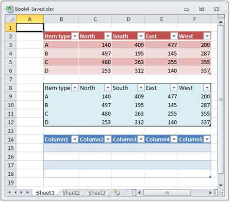 Preserving Table Formatting When Loading Excel Files - Infragistics ASP.NET™ Help