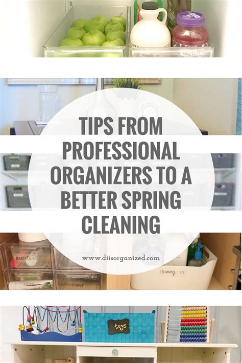 Tips from Professional Organizers to a better Spring Cleaning - Di is Organized