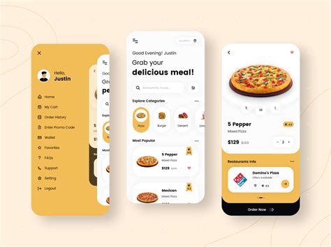 Food App Design by CMARIX on Dribbble