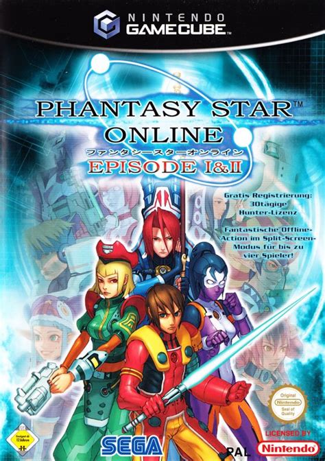 Phantasy Star Online: Episode I & II (2002) GameCube box cover art ...