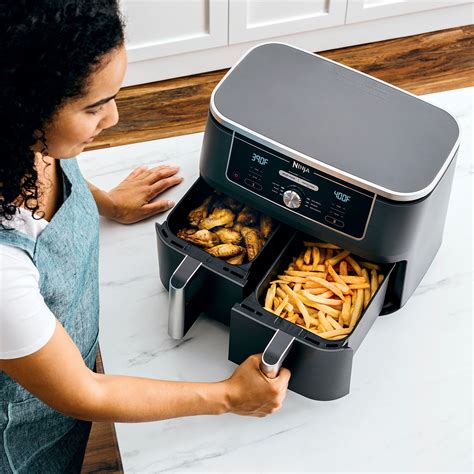 Best Buy: Ninja Foodi 6-in-1 10-qt. XL 2-Basket Air Fryer with DualZone ...