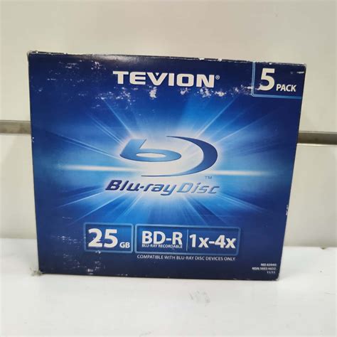 5 pack Blank BluRay Discs (s)