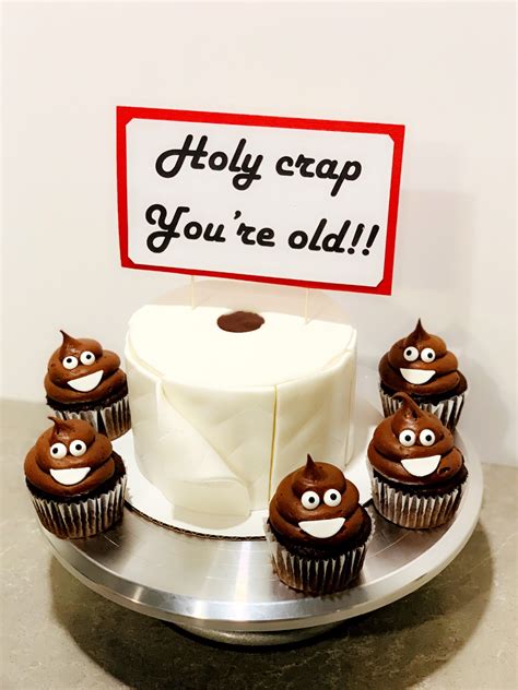 TP Cake & Poop Emoji Cupcakes - Intensive Cake Unit