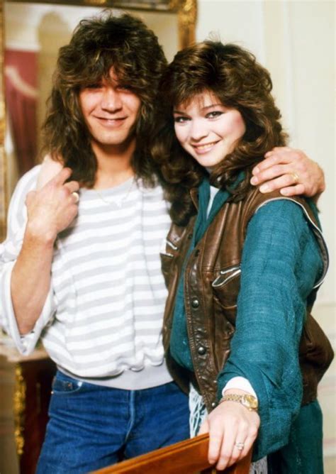 Eddie Van Halen and Valerie Bertinelli, 1980s. : OldSchoolCelebs