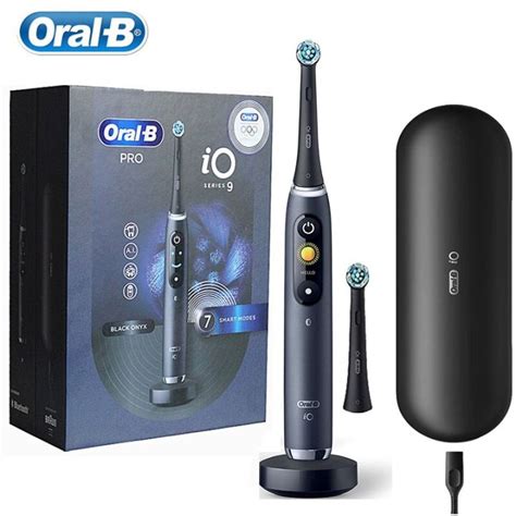 Oral B IO Series 9 3D Smart Electric Toothbrush Pressure Sensor Visible ...