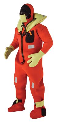 KENT IMMERSION/SURVIVAL SUIT COMMERCIAL USCG ONLY ORANGE/YELLOW