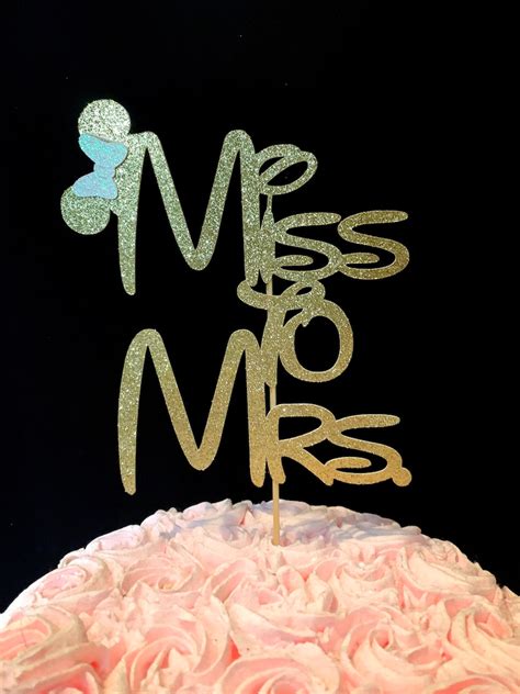 Miss to Mrs Cake Topper Disney Cake Topper Minnie Mouse Cake - Etsy