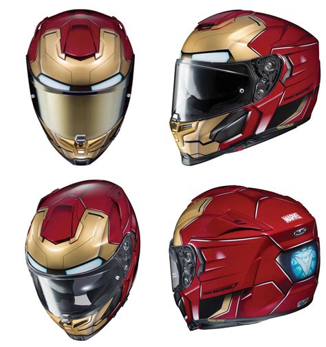 HJC RPHA 70 ST Iron Man Motorcycle Helmet Review | Iron man bike helmet ...