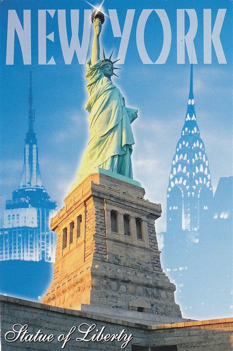 Nice and neat postcards: Statue of Liberty