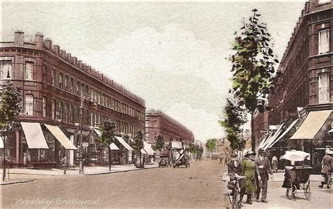 CRICKLEWOOD | Old london, Old postcards, Street view